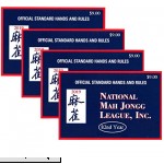 National Mah Jongg League 2019 Large Size Card Mah Jongg Card 4 Pack  B07PR4LDBC